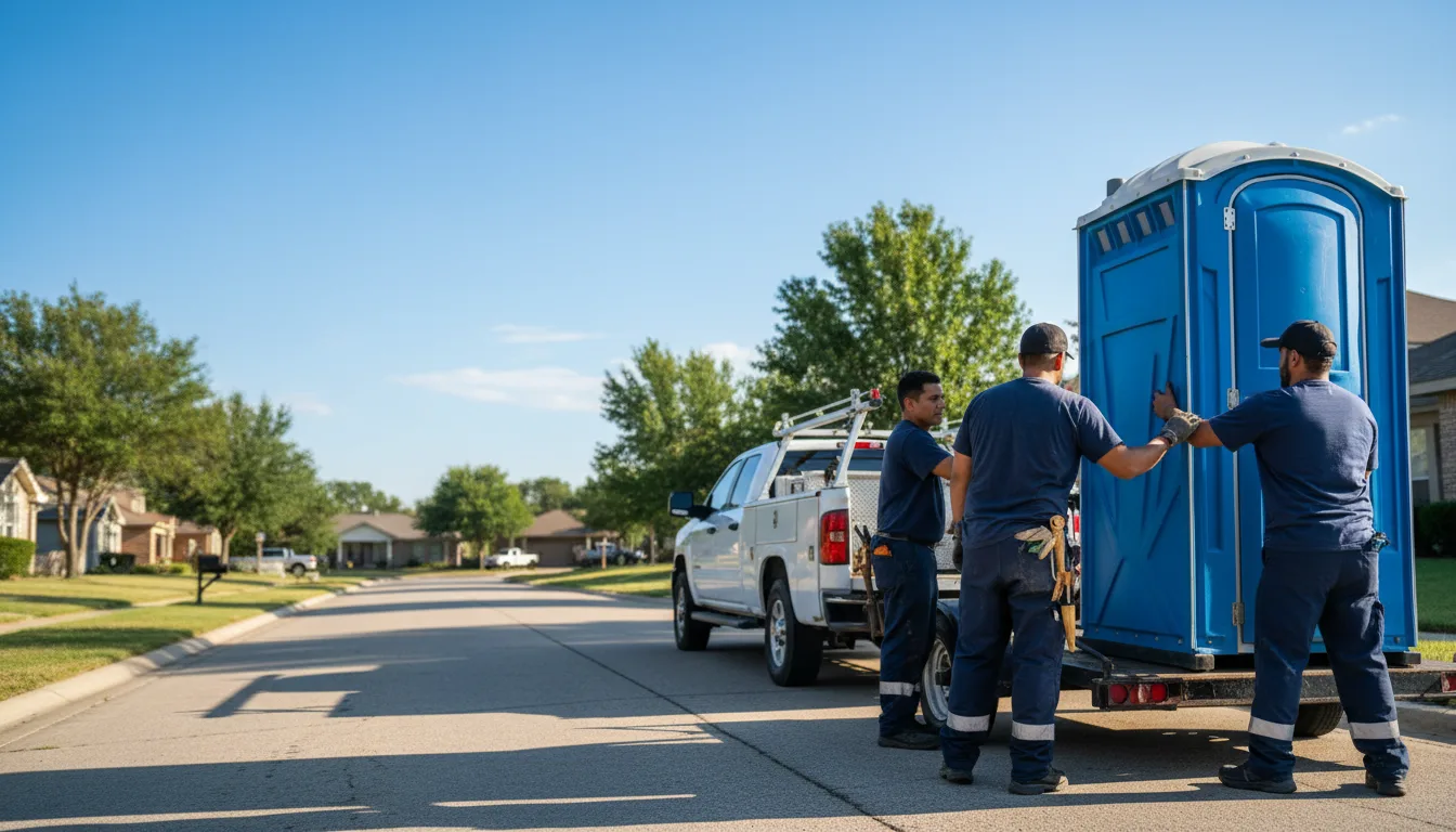 Portable Toilet Rental in Crowell, TX near me